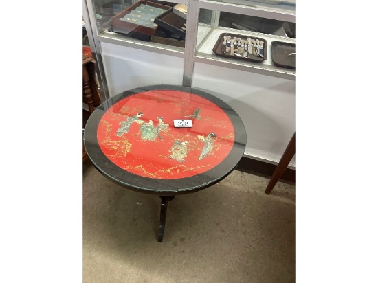 Asian Glasstop Table