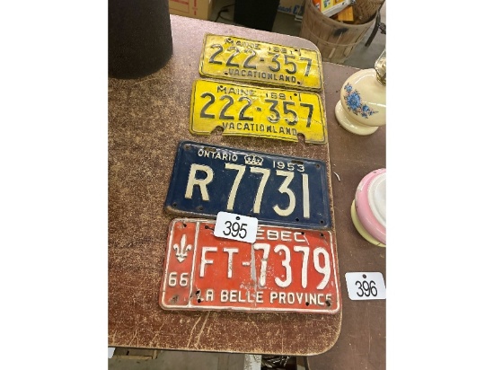 4 License Plates