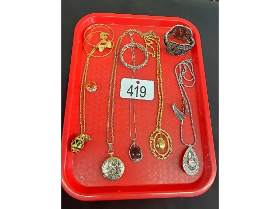 Tray of Jewelry