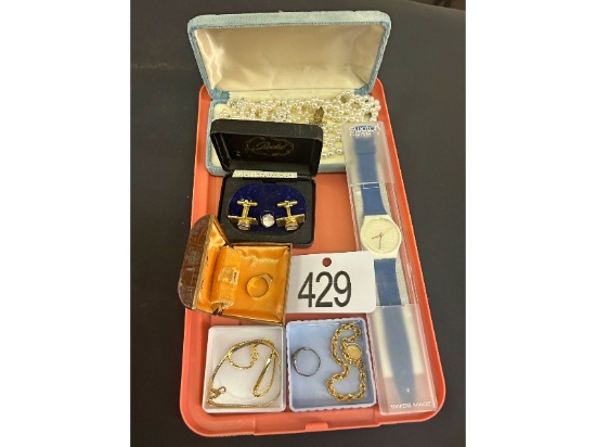 Tray of Jewelry