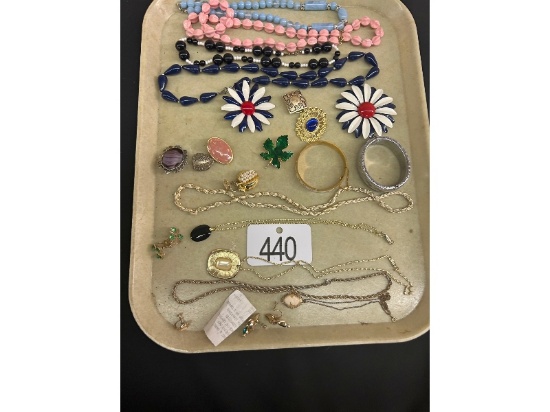 Tray of Jewelry