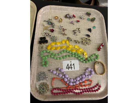 Tray of Jewelry