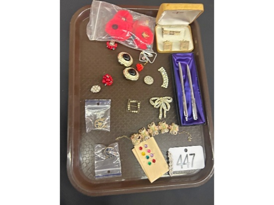 Tray of Jewelry