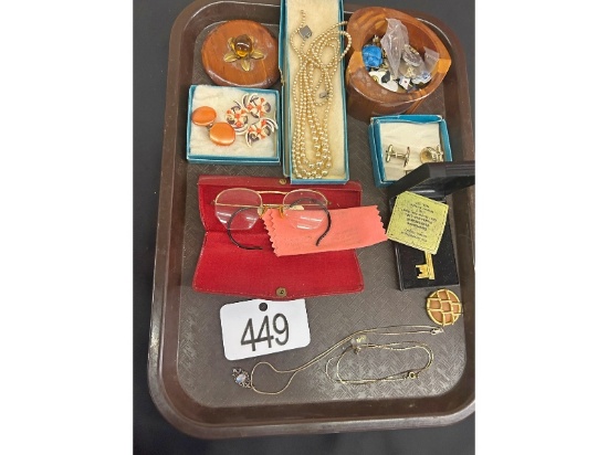 Tray of Jewelry