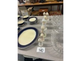 Row of Precious Moments Figurines
