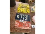4 License Plates