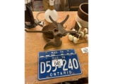 License Plates, Scale, Etc.