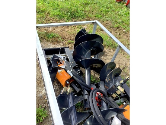 New Wolverine Skid Steer Auger Drive & Bit