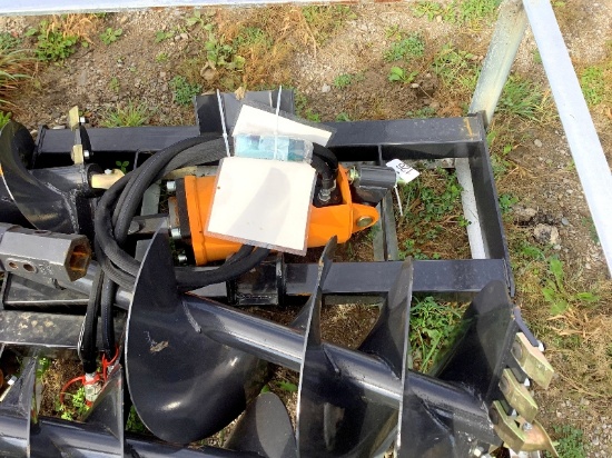 New Wolverine Skid Steer Auger Drive & Bit