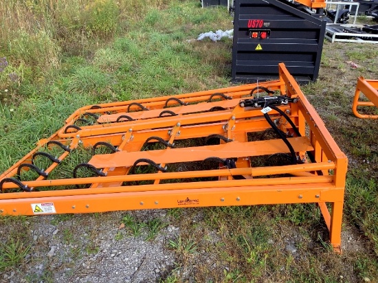 New Land Honor Skid Steer Hay Accumulator Grapple