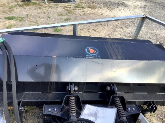 New Wolverine Skid Steer Heavy Duty Hydraulic Angle Broom