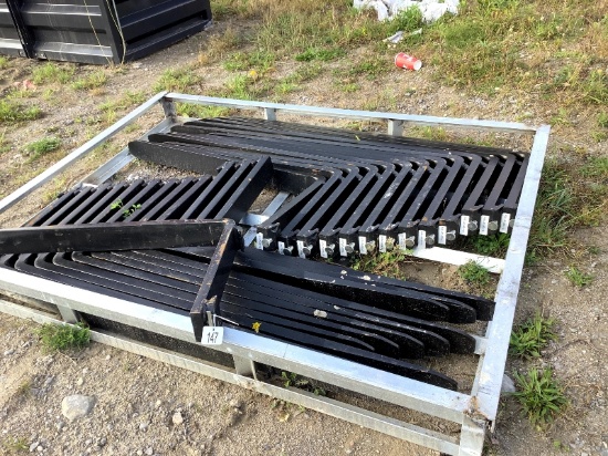 Crate of New Pallet Forks