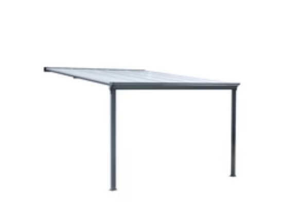 New TMG-LPC10 Patio Cover with Clear Roof 10' x 10'