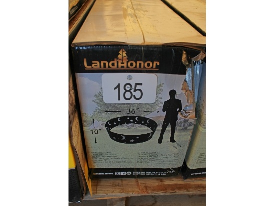 New Land Honor 36" Round Metal Fire Pit Ring