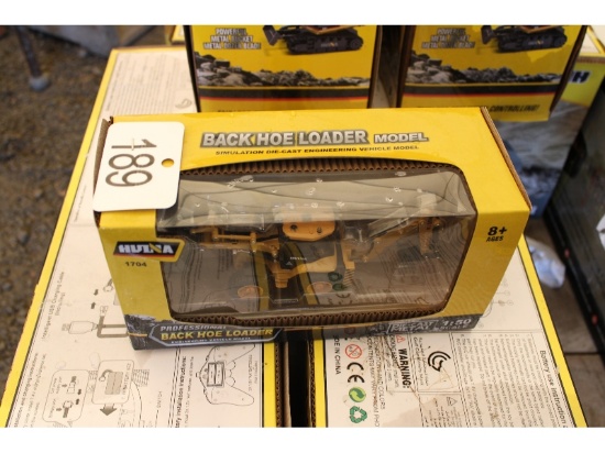 New Die Cast 1:50 Backhoe Loader