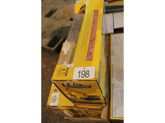 Die Cast Model Excavator - As Viewed, Damaged
