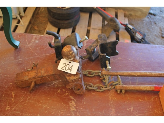Trailer Sway Bar Hitch & Tie Down Clamps