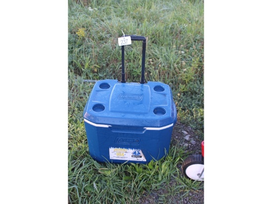 Coleman Cooler on Wheels