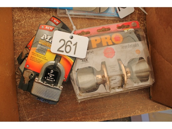 New Padlocks & Door Hardware