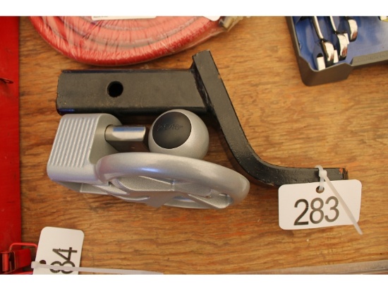New Hitch Receiver & Trailer Lock
