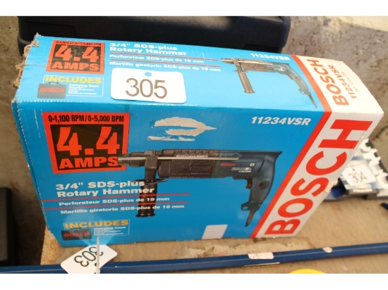 New Bosch 3/4" SDS Plus Rotary Hammer Drill