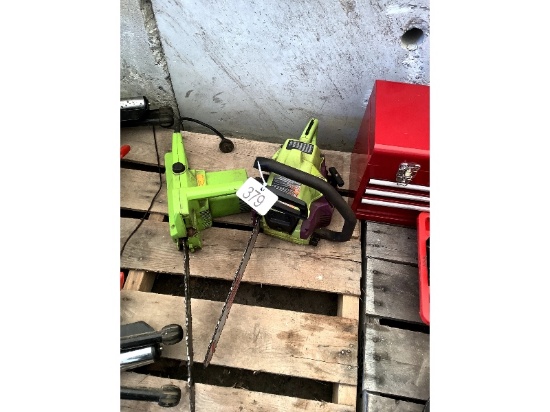 2 Poulan Chainsaws - Both Work