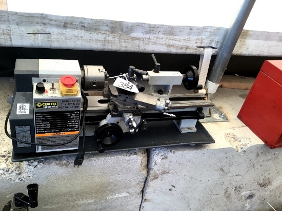 Craftex 7"x12" Mini Metal Lathe Plus Toolbox & Lathe Tools