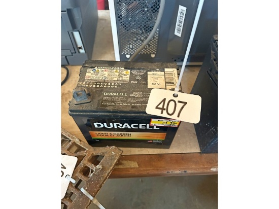 Duracell Lawnmower Battery - Good