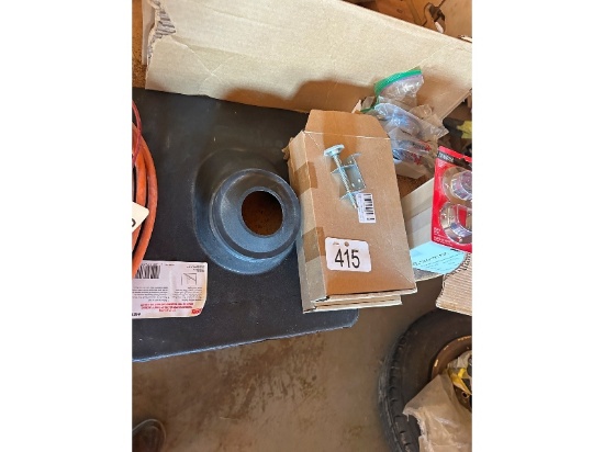 New Roof Flashing, Vent, Chrome Closet Pole Sockets, Etc.