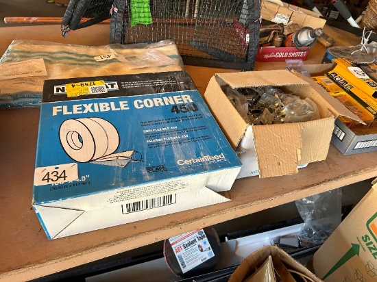 Drywall Corner Flex Tape Plus Box of Drywall Hardware