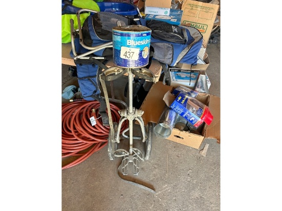 Golf Bag Cart & New Roll of Window & Door Flashing