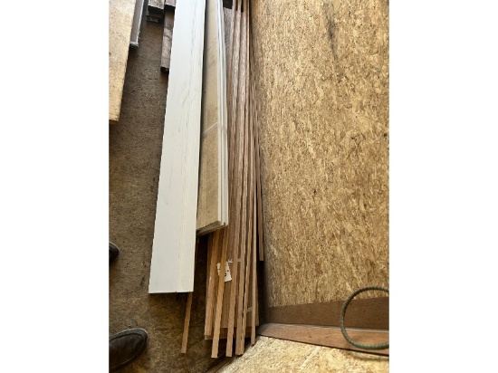 5 - 6' Oak Boards & Trim 9 Pcs 8' long