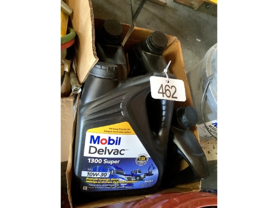 4 Jugs of Mobil Delvac 10W30 Engine Oil