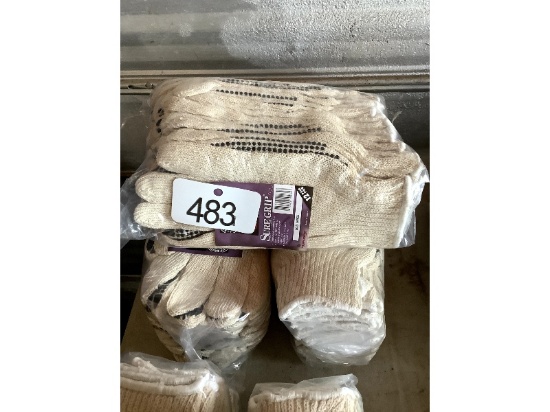 36 Pairs of Sure Grip Cotton Gloves