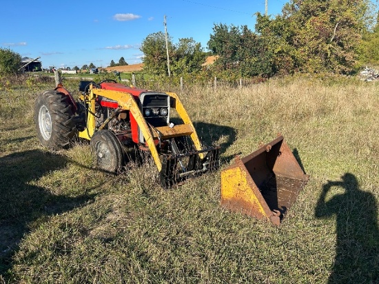 230 Massey Fergus Diesel O/S Tractor with Front End Loader
