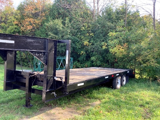 1990 Hailsboro Flat Deck Trailer - 24' - Has Ownership