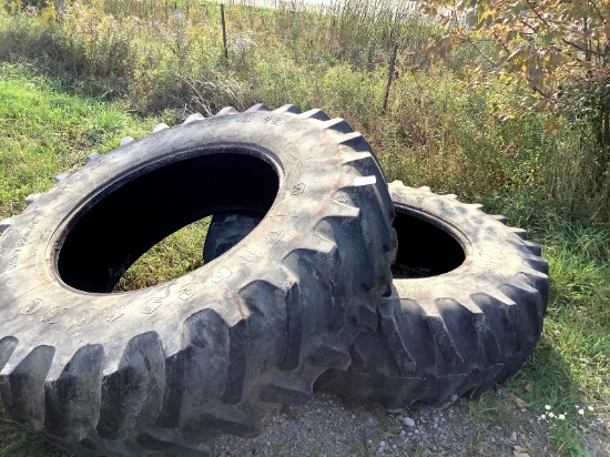 2 Firestone 20.8R38 Tires