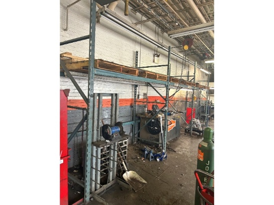 3 Sections of Industrial Steel Shelving