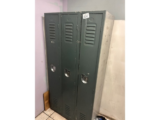 3 Compartment Steel Locker