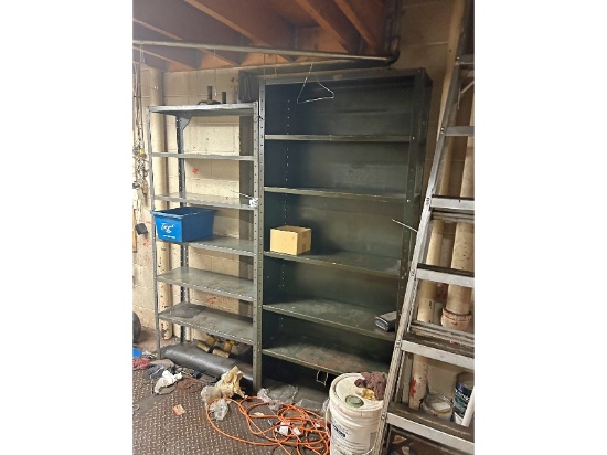 2 Metal Wall Shelves