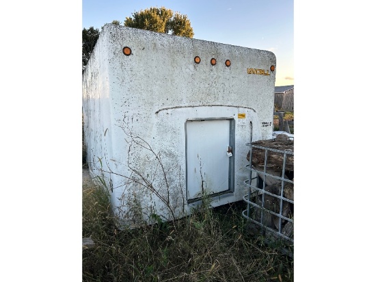 Unicel 8' X 16' Storage Box - As Viewed, With Aluminum Loading Ramp