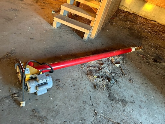 Farm King 9' Grain Auger 3/4 Hp Motor (Like New)