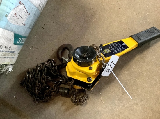 3/4 Ton Lever Chain Hoist