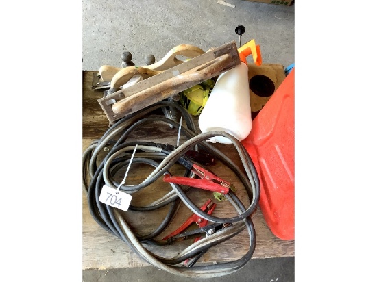 Booster Cables, Sanding Blocks, Etc.
