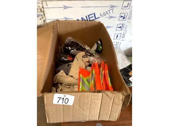 Box of Assorted New Gloves