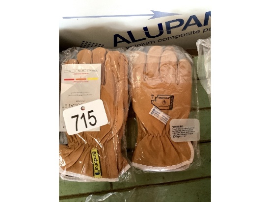 2 Pairs of New L Leather Gloves