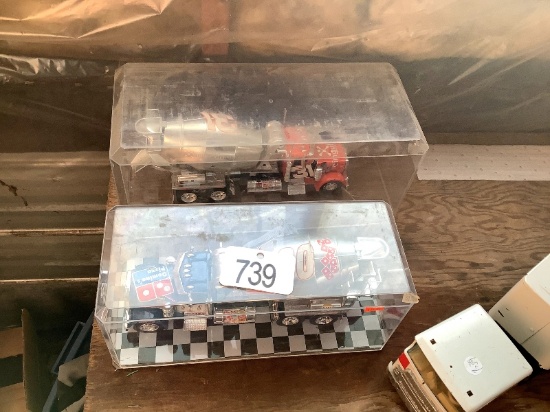 2 Concrete Truck Die Cast Models
