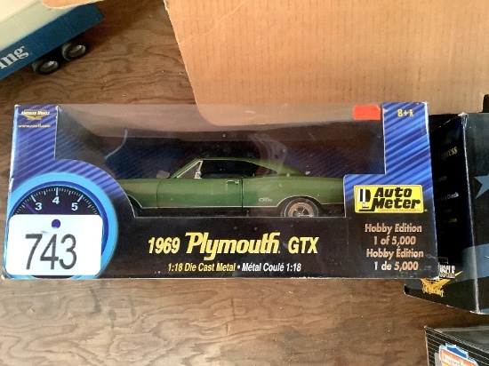 1:18 Die Cast 1969 Plymouth GTX