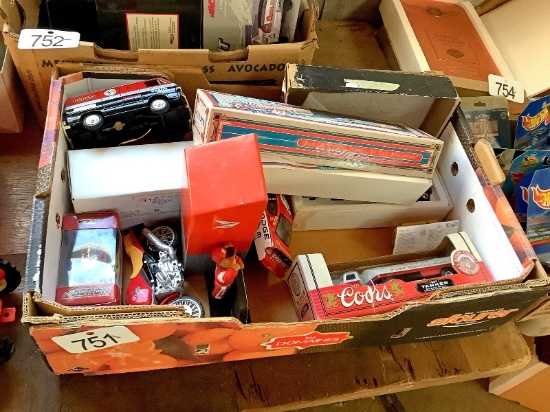 Box of Collector Die Cast Toys