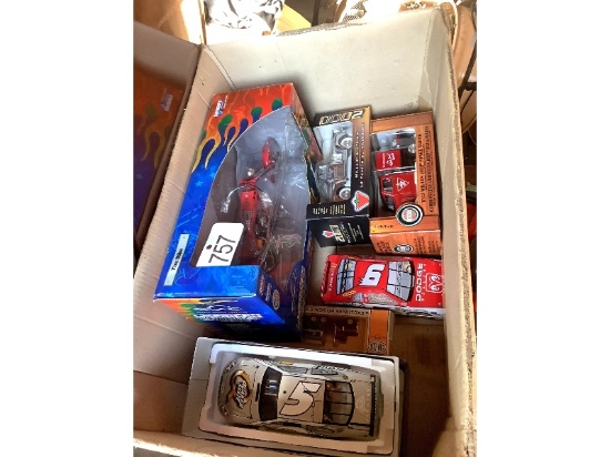 Box of Collector Die Cast Toys